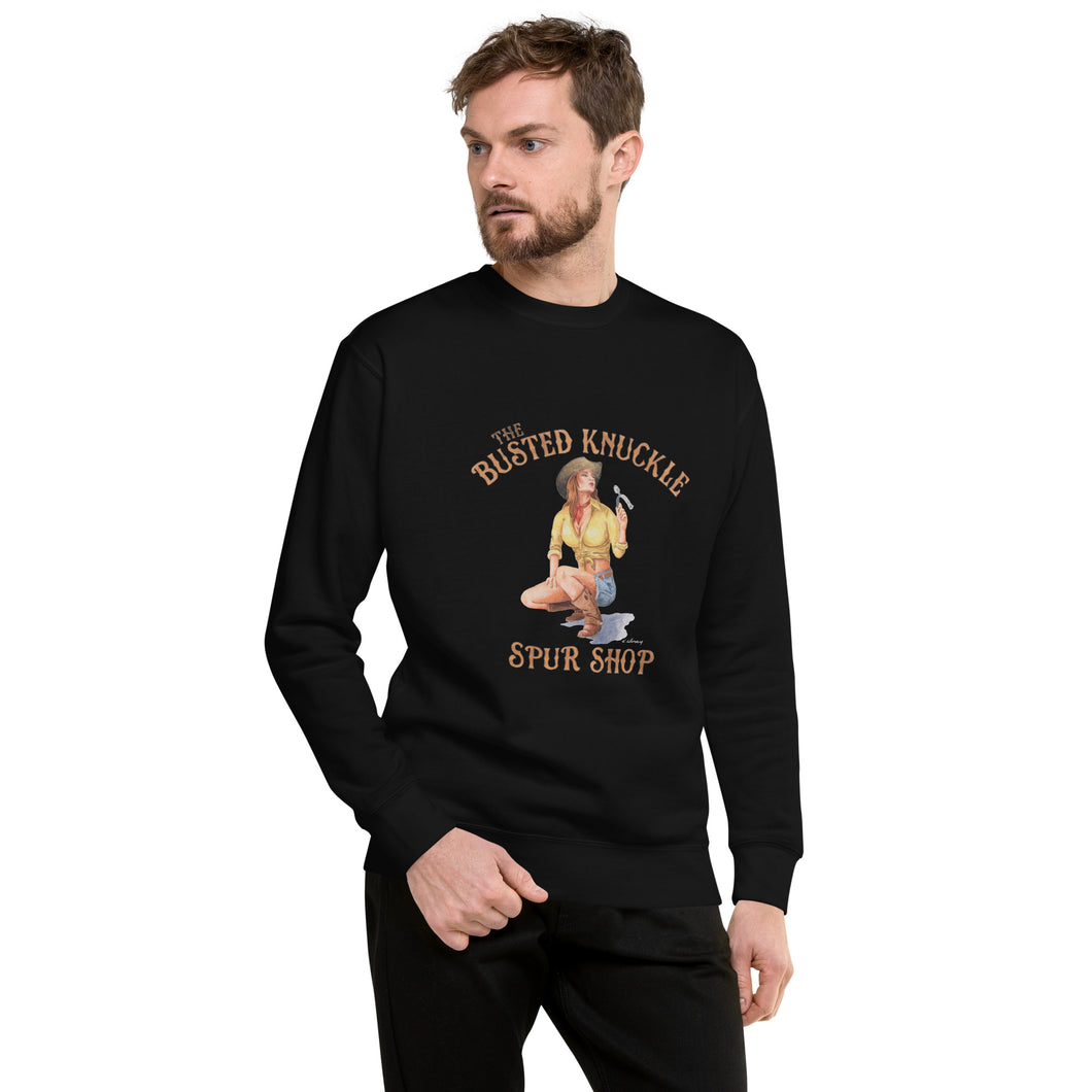 BKSS Cowgirl Unisex Premium Crewneck Sweatshirt