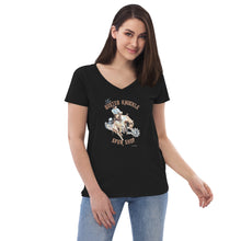 Load image into Gallery viewer, The BKSS Women’s Recycled V-neck T-shirt