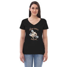 Load image into Gallery viewer, The BKSS Women’s Recycled V-neck T-shirt