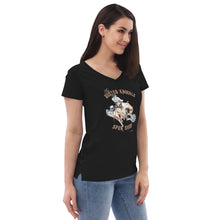 Load image into Gallery viewer, The BKSS Women’s Recycled V-neck T-shirt