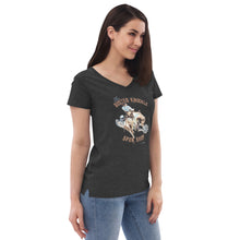 Load image into Gallery viewer, The BKSS Women’s Recycled V-neck T-shirt