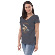 Load image into Gallery viewer, The BKSS Women’s Recycled V-neck T-shirt