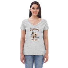 Load image into Gallery viewer, The BKSS Women’s Recycled V-neck T-shirt