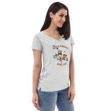 Load image into Gallery viewer, The BKSS Women’s Recycled V-neck T-shirt